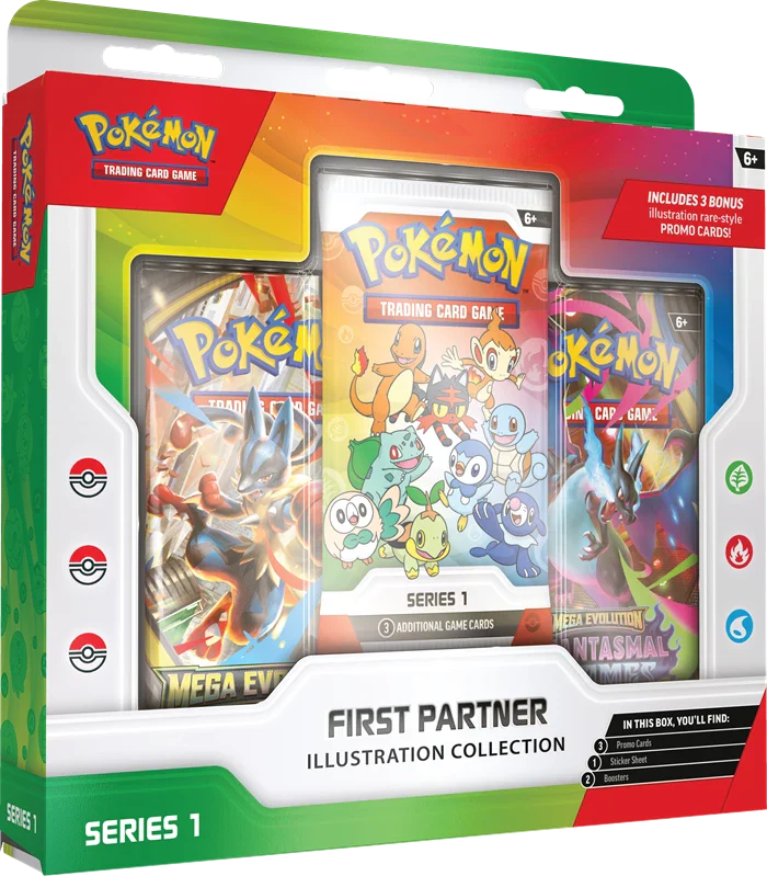 Pokémon First Partner Illustration Collection EN Series 1