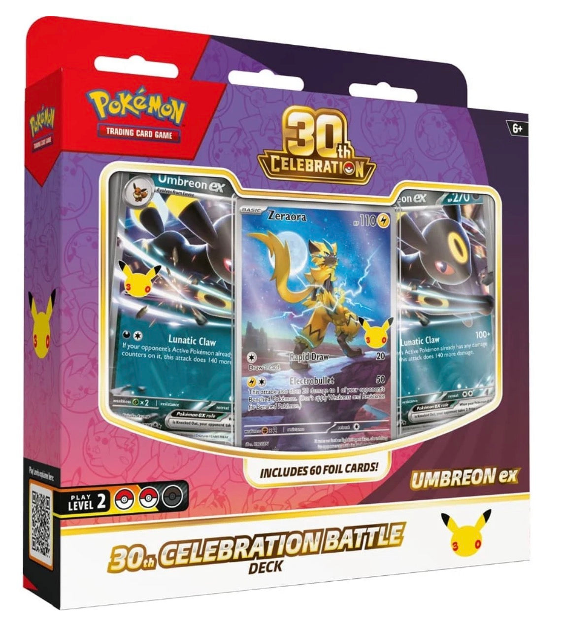 Pre-order 1x Pokemon 30th anniversary Umbreon BATTLE DECK - ENGLISH