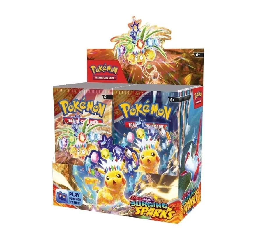 Pokémon SV08 Surging Sparks Display EN