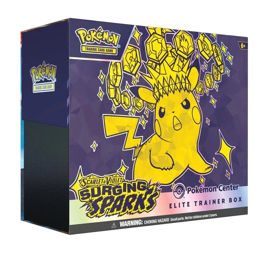 Surging Sparks Pokemon Center Elite Trainer Box -ENGLISH