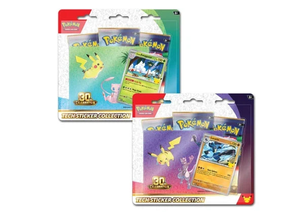 Pre-order 1x Pokemon Tech sticker COLLECTION 30th anniversary - ENGLISH
