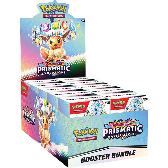 Prismatic Evolutions Booster Bundle display UN-SEALED -ENGLISH
