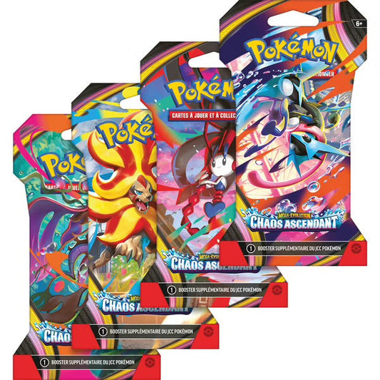 Pokémon Mega Chaos Rising Booster sleeved - English
