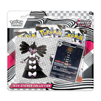 White Flare Tech Sticker Collection - ENGLISH