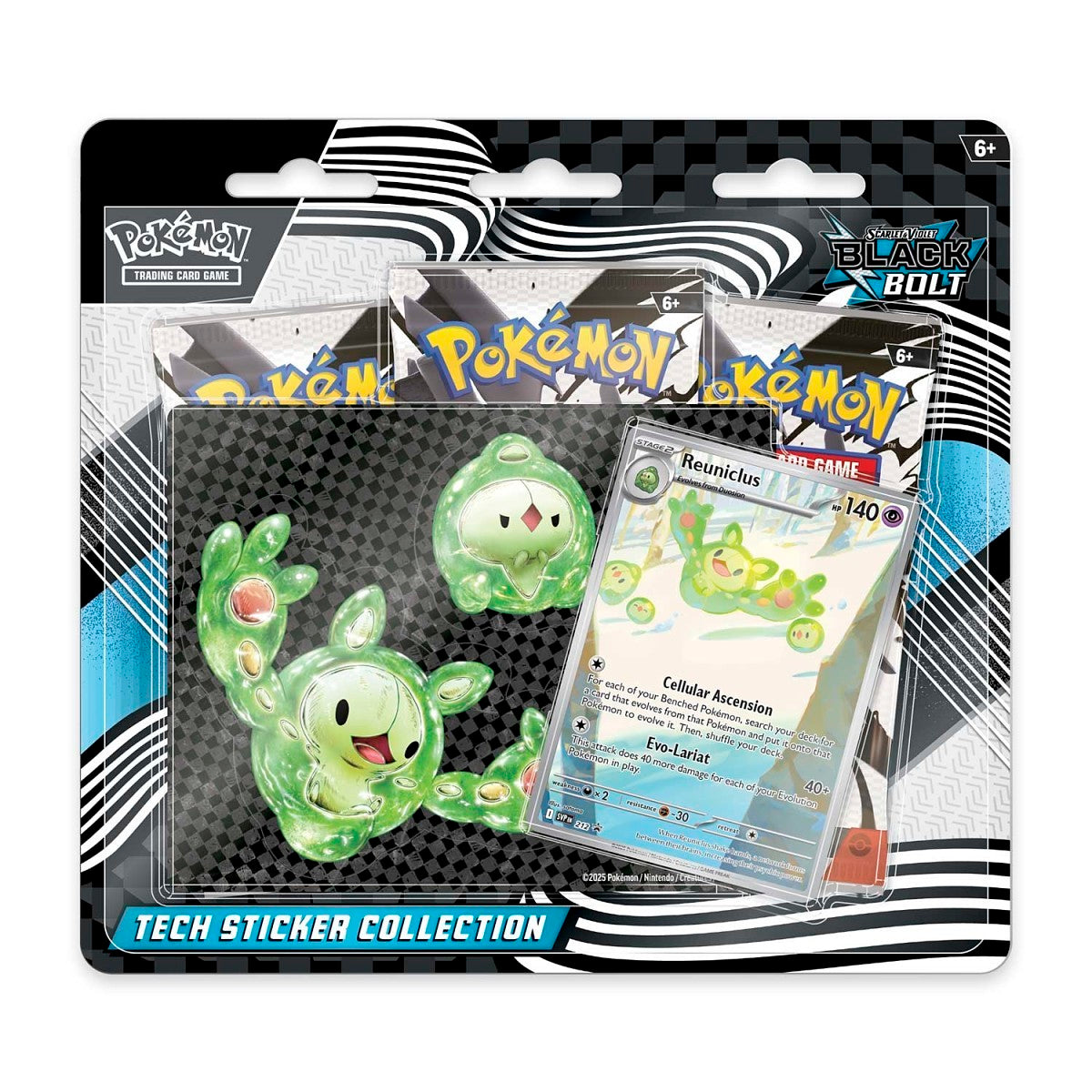 Black Bolt Tech Sticker Collection Tripack  - ENGLISH