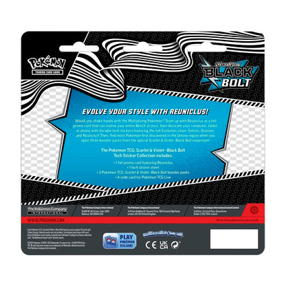 Black Bolt Tech Sticker Collection Tripack  - ENGLISH