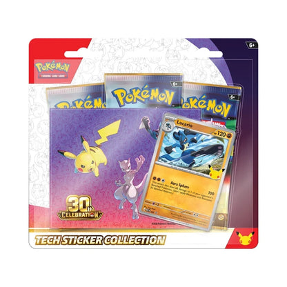 Pre-order 1x Pokemon Tech sticker COLLECTION 30th anniversary - ENGLISH