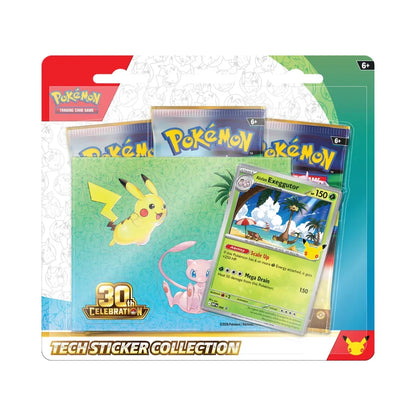 Pre-order 1x Pokemon Tech sticker COLLECTION 30th anniversary - ENGLISH