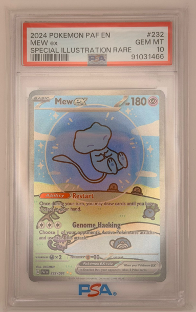 Pokemon SV Paldean fates - MEW EX 232 PSA 10