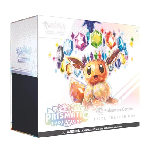 Prismatic Evolutions Pokemon Center Elite Trainer Box