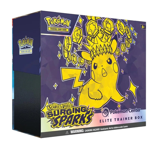 Surging Sparks Pokemon Center Elite Trainer Box -ENGLISH
